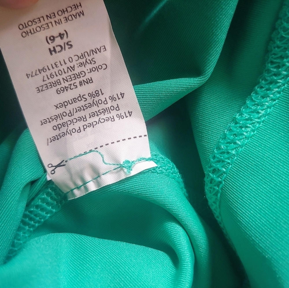 NWOT Avia green stretchy workout leggings - Picture 4 of 5